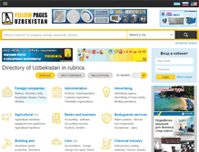 Tablet Screenshot of en.yellowpages.uz